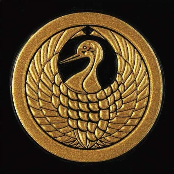 家紋蒔絵シール家紋ステッカー 丸に鶴の丸 金30mm Buyee Buyee 提供一站式最全面最專業現地yahoo Japan拍賣代bid代拍代購服務