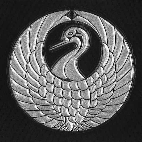 家紋 蒔絵シール 家紋ステッカー 鶴丸 銀 30mm Kamon 73 Sv Toyo Labo 通販 Yahoo ショッピング