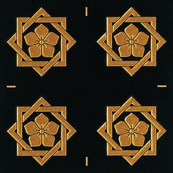 （香 4）江戸時代の金蒔絵松に桔梗紋角形 桔梗紋金蒔絵陣笠／ホームメイト