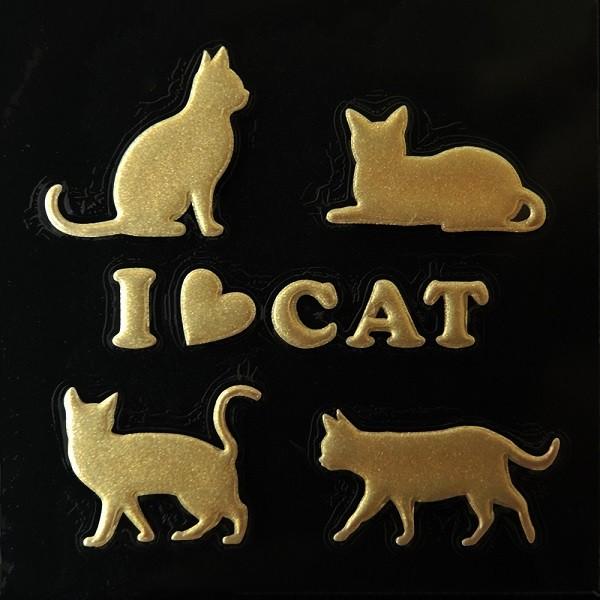 猫 蒔絵シール love cat 「キャットB 金」 :MS-CAT-02GD:TOYO LABO - 通販 - Yahoo!ショッピング 猫 蒔絵シール love cat 「キャットB 金」 :MS-CAT-02GD:TOYO LABO - 通販 - Yahoo!ショッピング