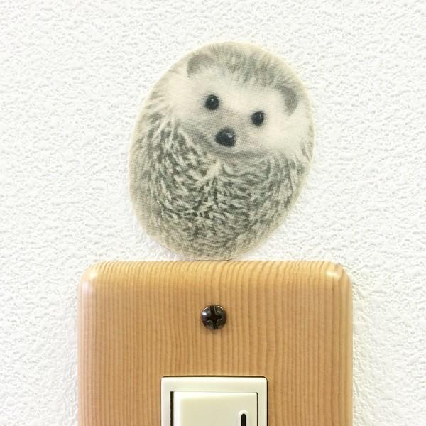 ハリネズミ ウォールステッカー ANIMAL LIFE アニマルライフ