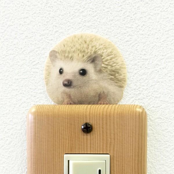 ハリネズミ ウォールステッカー Animal Life アニマルライフ ハリネズミ シナモンc スイッチ ステッカー Ws Al 09c Toyo Labo 通販 Yahoo ショッピング