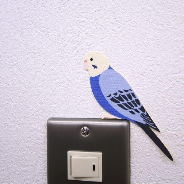 鳥 ウォールステッカー Bird L Ife Color バードライフ カラー セキセイインコ青色 スイッチ ステッカー Ws Bird 04c Toyo Labo 通販 Yahoo ショッピング