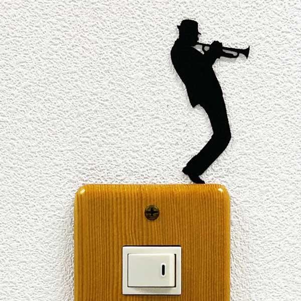 ウォールステッカー Jazz ジャズ ジャズ トランペット スイッチ ステッカー Ws Jazz 01s Toyo Labo 通販 Yahoo ショッピング