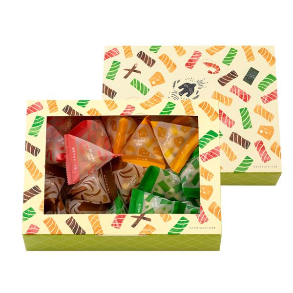 パッケージは、ハイサラダを模したデザインの中に素材のイラストが紛れ込み、にぎやかな遊び心をくすぐるデザインです。ハイサラダ・デリ４種の味すべてをお楽しみいただける商品です。内容量／80g（20袋）商品サイズ（mm）（縦・横・高さ）／280×...