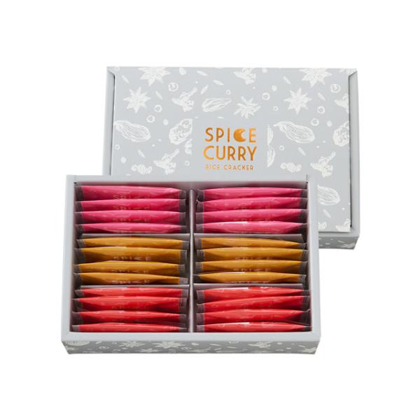 みんなが楽しめる3種類のアソートです。大阪スパイスカレーせん、カレーのくちカレーせん、キーマカレーせんを詰め合わせました。内容量／57g商品サイズ（mm）（縦・横・高さ）／130×195×60特定原材料等／小麦、大豆、鶏肉、豚肉、りんごオリ...