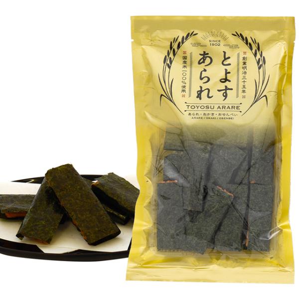 おかきが見えないくらい大きな海苔で巻いた、食べ応えある厚手生地の海苔巻おかきです。内容量／45g商品サイズ（mm）（縦・横・高さ）／260×170×30特定原材料等／小麦、さば、大豆オリジナル メーカー おせんべい あられ お菓子 食べ物 ...