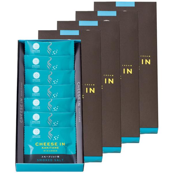 [Release date: April 5, 2023]カリッとした生地の中に、優しい口どけのチーズ味クリームを詰め込んだ進化系柿の種、チーズinシリーズ。塩そのものを桜チップで燻製した「スモークソルト」でシンプルな塩味に仕上げました。香...