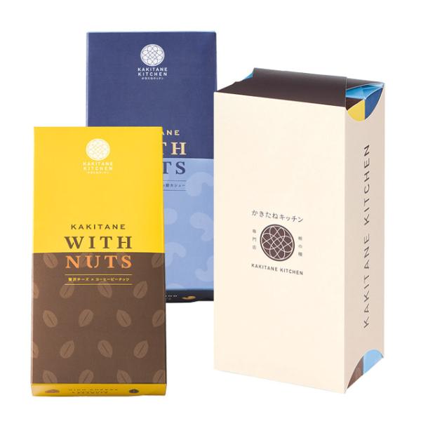 [Release date: June 1, 2025]かきたねキッチンのWIHHNUTUS贅沢チーズと海鮮風塩だれをひとつの箱に詰合せました。内容量／66g（6袋）×2個商品サイズ（mm）（縦・横・高さ）／242×120×78特定原材料等...