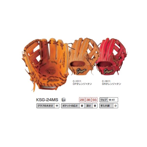 久保田スラッガー（KUBOTA SLUGGER） 内野用硬式グラブ KSG-24MS