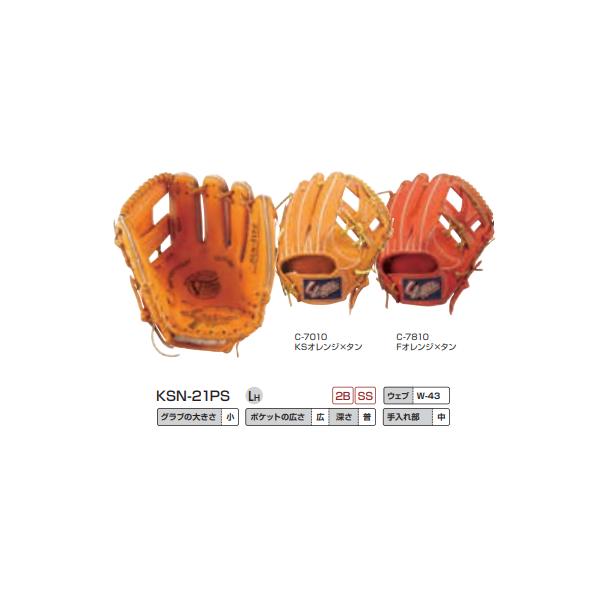 久保田スラッガー（KUBOTA SLUGGER） 内野用軟式グラブ KSN-21PS F
