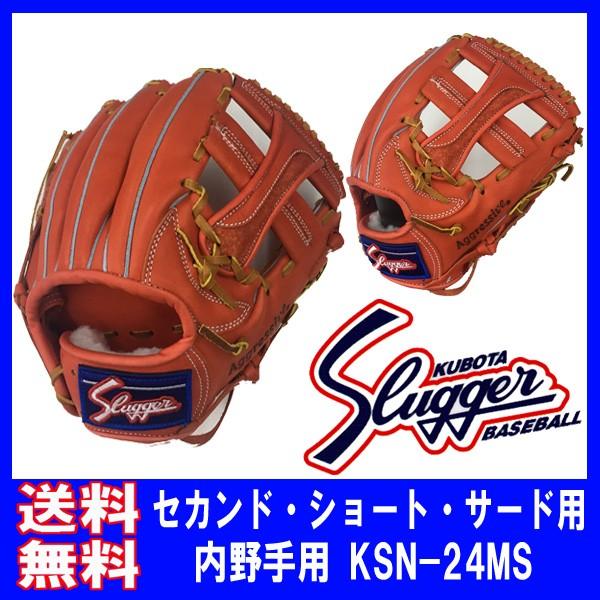 久保田スラッガー グローブ 軟式内野手用 KSN-24MS セカンド・ショート 