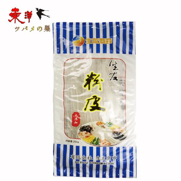 生友緑豆粉皮200g【1点】タンミョン はるさめ 緑豆ふんぴ 春雨サラダやしゃぶしゃぶなどお勧め 板状 200gx1点