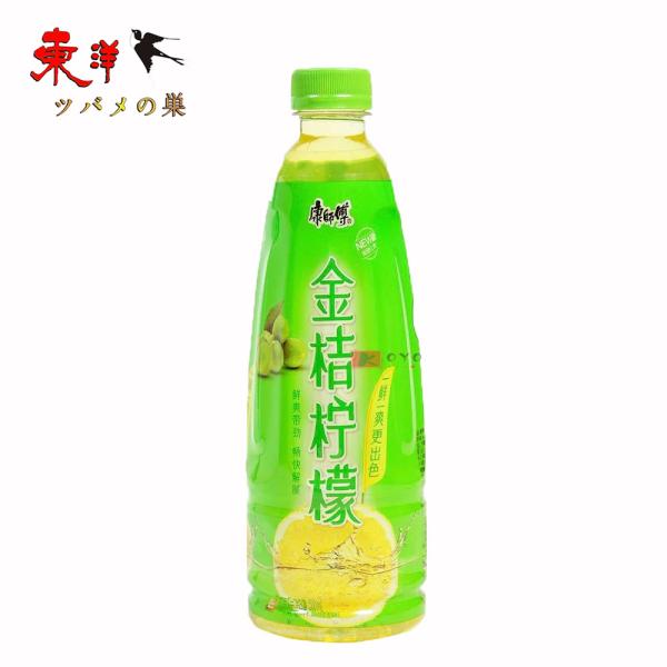 康師傅金柑檸檬500ml【1点】キンカンレモンジュース ドリンク 中華飲料 500mlx1点