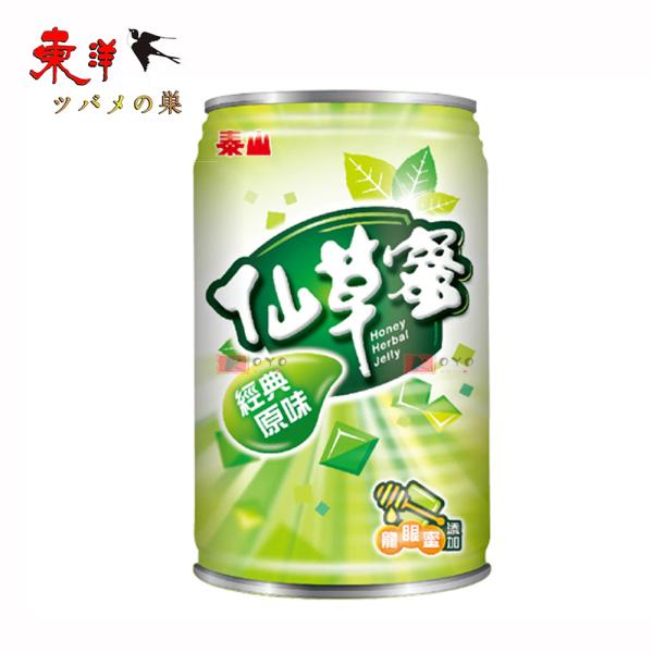 泰山仙草蜜330ml【1点】仙草の自然な香りと爽やかな甘み ゼリー入りで楽しい食感 センソウミツドリンク 仙草蜜飲料 夏定番 330mlx1点