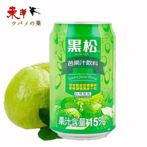 黒松芭樂汁320ml【1点】グアバジュース パパイヤの風味を生かした自然な甘さ フルーティーで自然な甘さ 飲料 320mlx1点