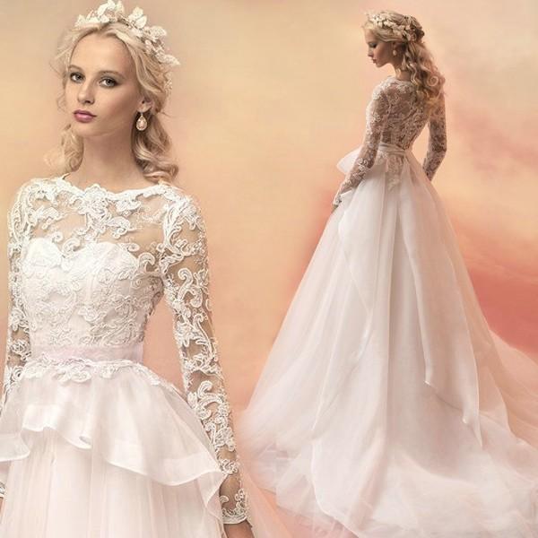 ウェディングドレス 長袖 Aラインドレス 安い ウエディングドレス 二次会 花嫁 パーティードレス 披露宴 ブライダル 結婚式 ロングドレス 演奏会 Wedding Dress Azhs063 トヨワストア 通販 Yahoo ショッピング