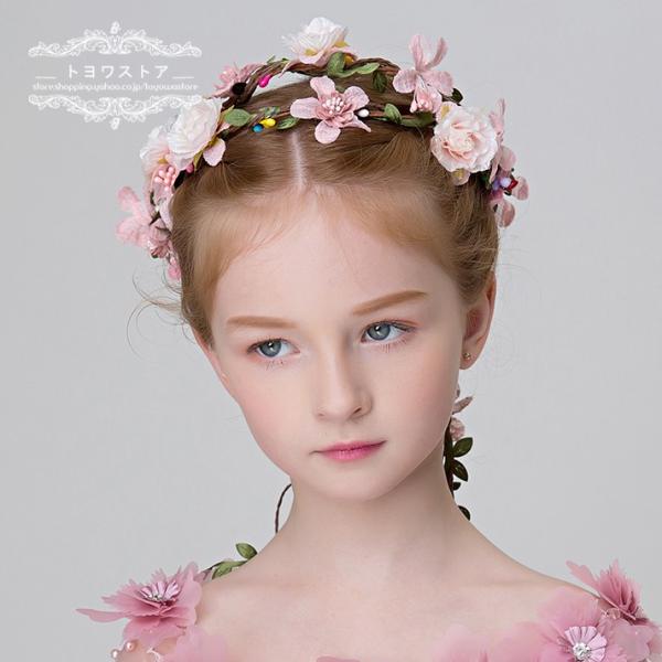 子供 ティアラ ヘッドドレス 髪飾り 花冠 キッズ 安い ヘアーアクセサリー 子ども ピアノ発表会 フラワーガール パーティー こどもの日 Buyee Servicio De Proxy Japones Buyee Compra En Japon