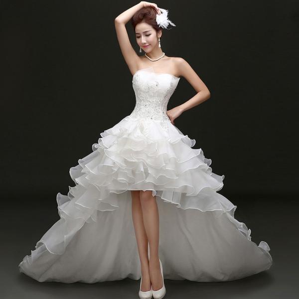 ウエディングドレス 安い トレーンドレス 前ミニ ウェディングドレス 二次会 エンパイア 花嫁 パーティードレス 演奏会 ブライダル 結婚式 ロング ドレス Wedding Buyee Buyee 日本の通販商品 オークションの代理入札 代理購入