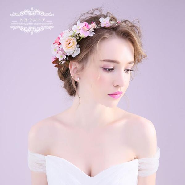花冠 安い ウェディング 花冠 ヘッドドレス ティアラ 造花 髪飾り 花輪 キッズ 子供用 リゾート 旅行 花嫁 二次会 結婚式 フェス 森ガール ボヘミア 手作り Buyee Buyee Japanese Proxy Service Buy From Japan Bot Online