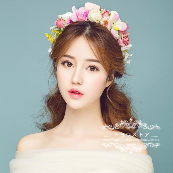 花冠 ウエディング 安い カチューシャ ティアラ 花輪 リゾート ヘッドドレス 髪飾り 花嫁 子供花冠 二次会 結婚式 フェス 森ガール ボヘミア 手作り Buyee Buyee Japanese Proxy Service Buy From Japan Bot Online