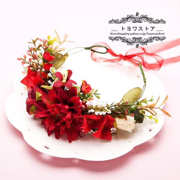 花冠 安い ウェディング 花冠 赤 ヘッドドレス ティアラ 造花 髪飾り キッズ 子供用 リゾート 花嫁 二次会 結婚式 フェス 森ガール ボヘミア 花かんむり 手作り Buyee Buyee 提供一站式最全面最專業現地yahoo Japan拍賣代bid代拍代購服務 Bot Online