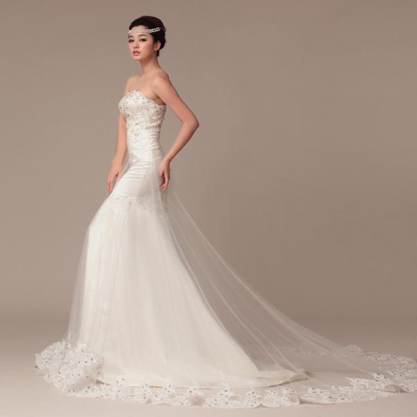 ウェディングドレス マーメイドライン ウエディングドレス 安い 花嫁 ロングドレス 披露宴 エンパイア 二次会 結婚式 マーメイドドレス Wedding Dress Buyee 日本代购平台 产品购物网站大全 Buyee一站式代购 Bot Online