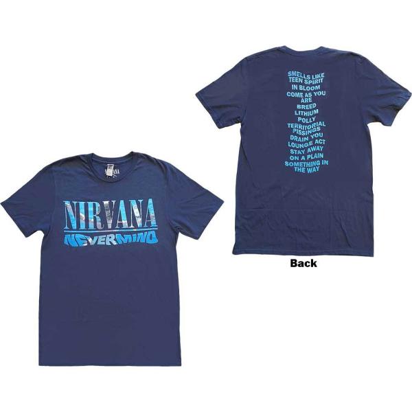 NIRVANA Tシャツ 青色 S NIRVANA Tシャツ 青色 S 楽天市場