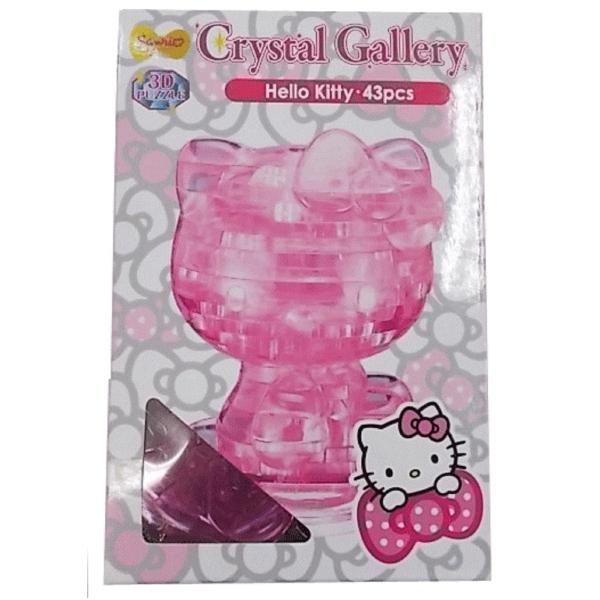 関東中部送料無料【絶版・廃番・貴重品】3Dパズル 43ピース キティ