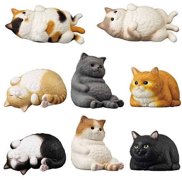 BANDAI 【全部揃ってます!!】もっちりころりん♪ ねこ [全8種セット 