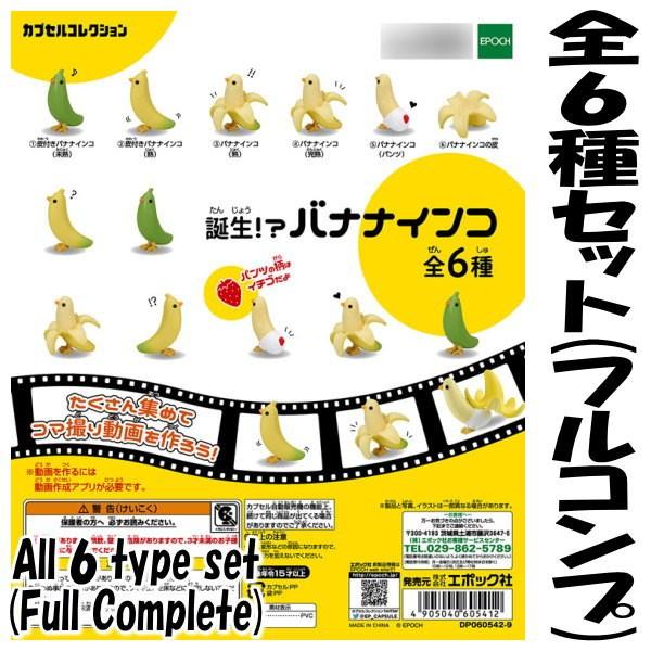 全部揃ってます 誕生 バナナインコ 全6種セット フルコンプ ネコポス不可 トイサンタ Paypayモール店 通販 Paypayモール