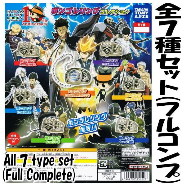【全部揃ってます!!】家庭教師ヒットマンREBORN! ボンゴレリングコレクション ［全7種セット(フルコンプ)］【ネコポス配送対応】