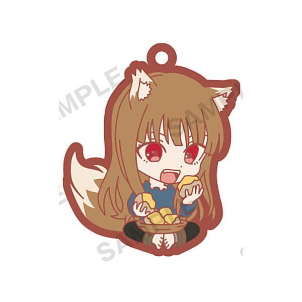 狼と香辛料 MERCHANT MEETS THE WISE WOLF ホロがいっぱいカプセルラバーストラップ vol.2 [6.芋をほおばるホロ]【ネコポス配送対応】【C】