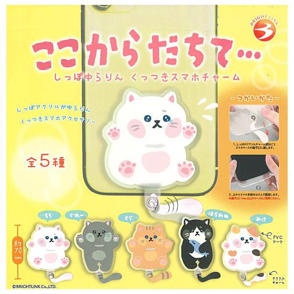 全部揃ってます!!】ここからだちて くっつきスマホチャーム [全5種