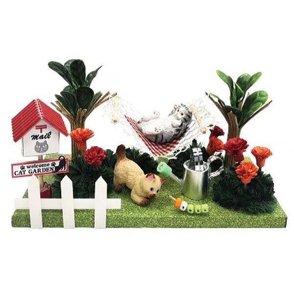 ▼この商品は【【ミニチュアキット】 にゃんこのミニチュアライフコレクション / くつろぎタイム [3301]】です。ねこちゃんをかわいく表現できる、手づくりドールハウスキットシリーズです!!完成サイズ：W120×D60×H65mm※この商品...