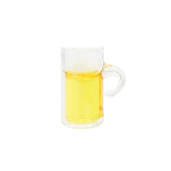 ▼この商品は【ミニチュアフード ビール入りビアジョッキ [B(P-93)]】です。泡の部分は綿で出来ています。サイズ：20mm×15mm■35176■メーカー：ビリー■分類：ミニチュア＆ドールハウス■code：20210318