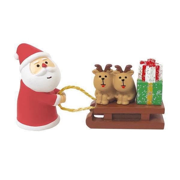 サンタとトナカイそり(ZXS-43070)】 DECOLE concombre デコレ