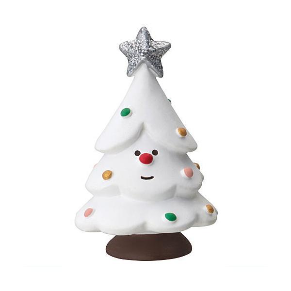 ★デコレ★コンコンブル★クリスマス★セット★まとめ★ DECOLE（デコレ） 【小さなツリー 白 (ZXS-47946X)】 DECOLE concombre