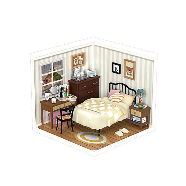 ▼この商品は【ROLIFE DIY ミニチュアハウス スーパークリエイターシリーズ 【DW009：ベッドルーム】 [m-s]】です。ROBOTIME社の「Rolife Super Creator(スーパークリエイター)」シリーズは、プラスチ...