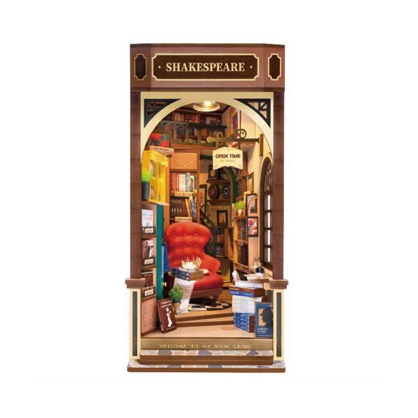 ▼この商品は【Rolife DIYブックヌックシリーズ ミニチュアハウスキット 【TGB07：パリのコーナー書店】】です。ROBOTIME社のRolife DIYブックヌックシリーズです！このDIYキットは、ウッドパズルとミニチュアハウスの...