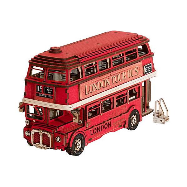 ▼この商品は【ROBOTIME社 Rolife 立体パズル ミニチュアキット 【TGM02：ロンドン観光バス】 ※組立説明書(英語版) [m-s]】です。Rolife ロンドン ツアー バスは、ロンドンの象徴的な赤い 2 階建て観光バスのレ...