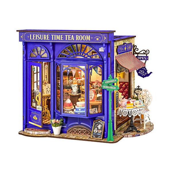 ▼この商品は【ROBOTIME ROLIFE DIYミニチュアドールハウスキット 【DG171：Leisure Time Tea Room】※組立説明書(英語版) [m-s]】です。ROBOTIME社の「Rolife ミニチュアドールハウス...