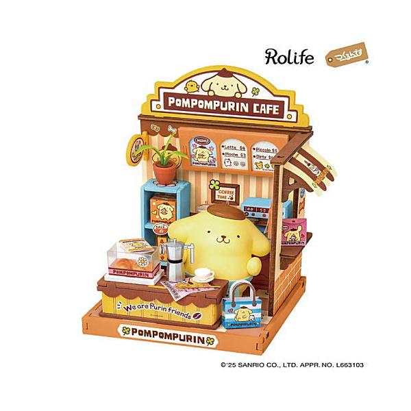 ▼この商品は【【DA004：ポムポムプリンのカフェ (日本語説明書) 】Rolife ROBOTIME つくるんです DIYミニチュアハウス [m-s]】です。「つくるんです」からサンリオキャラクターズコラボアイテムが登場！キャラクターの可...