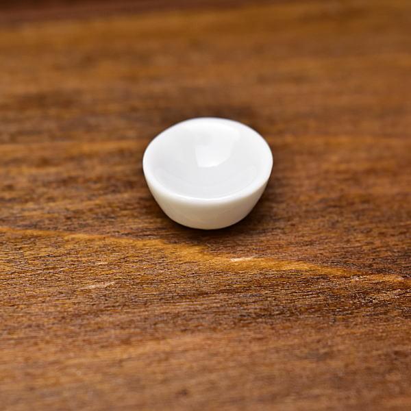 ▼この商品は【ミニチュア雑貨 陶器 Sサイズ [SPLP38] (セラミックボウル/カラー：ホワイト)】です。1/12スケールのミニチュア ドールハウス用の小物です。海外輸入商品の為、塗装などにムラがある場合がございますのでご了承ください。...