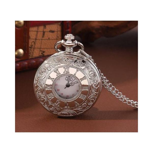 アンティーク風の懐中時計はスマートに時計が確認出来て特別感を演出。クラシックな印象なとてもお洒落なアイテムです♪・スーツのポケットに忍ばせるも良し・バッグのハンドルから提げてみるも良し・ネックレス代わりに使える・腕時計をするのが苦手な方や仕...