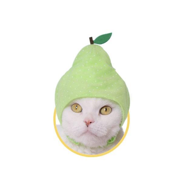 ねこのかぶりもの かわいいかわいい ねこフルーツちゃん2 ラ・フランス ＊レターケース&追跡番号付郵便対応
