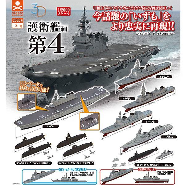 3Dファイルシリーズ 1/2000スケール 護衛艦編 第4 全8種セット : トイ