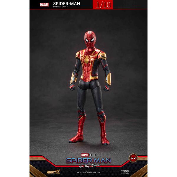 ZD TOYS スパイダーマン インテグレーテッドスーツ ノー・ウェイ・ホーム (7インチ Xシリーズ)