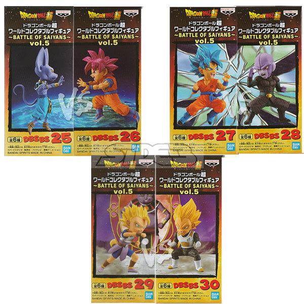 ドラゴンボール ワールドコレクタブルフィギュア Battle Of Saiyans Vol 5 全6種セット Dbwcfbos56 トイショップ サイドスリー 通販 Yahoo ショッピング