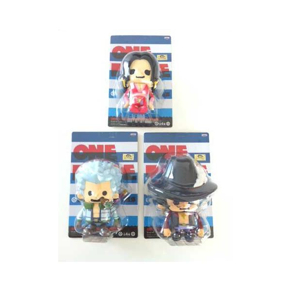 ワンピース ソフビフィギュアインブリスター 王下七武海編1 3種セット